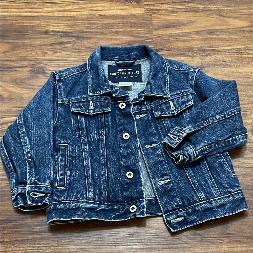 Canyon River Blues Kids Denim Jacket - Dark Blue